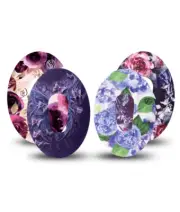 ExpressionMed Dexcom G6 Purple Petals Variety Pack