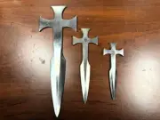 British Army Fairbairn Sykes Commando Dagger Knife Boot Dagger LATIN CROSS KNIFE