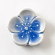 Seto-yaki chopstick rest Koume Blue From Japan