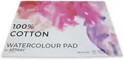 Artway A3 Watercolour Pad - Cold Pressed Watercolour Paper - 300gsm - 100% Cotton - 12 Sheets, White