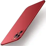 Mobile Phone Case Compatible with iPhone 13 Mini Ultra Thin Protective Slim Shockproof Case Shell Hard Case Matt Non-Slip Anti-Scratch Bumper Case Cover for iPhone 13 Mini, Red