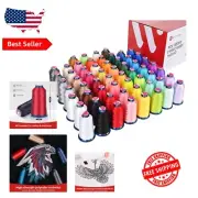 Complete 60-Color Polyester Thread Set for Professional & Beginner Embroidery
