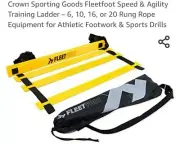 Fleetfoot Agility Training Ladders, 5M / 10 Rungs Sfit-1102