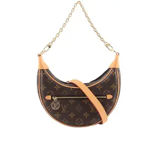 【Louis Vuitton 路易威登】Monogram Loop 半月肩背/手提包 M81098/ 平行輸入