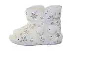 Womens Bellissimo Snow Boots White Slippers Winter Shoes