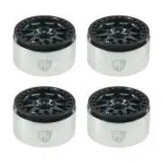 Powerhobby Aluminum 2.2" Beadlock Wheels Grey (4) 1/10 Rock Crawler