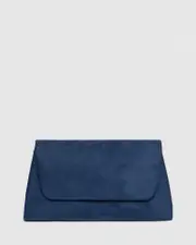 Navy Blue Leaha Clutch Bag