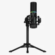 USB Condenser Microphone for PC, Laptop RGB Gaming Mic for Streaming, Podcast