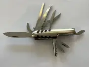Swiss Style Stainless Steel Multi Function Tool Hunting Army Camping knife # 9