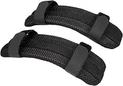 [Generic] Shoulder Strap Pad - Mesh Padded Cushion for Backpack Straps | Non-slip Soft Vest Pad for Laptop, Guitar, Travel Bag | Comfortable Shoulder Support, Sturdy Strap Protection for Daily Use