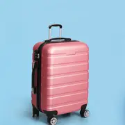 Slimbridge 28"Luggage Case Suitcase Travel Packing TSA Lock Hard Shell Rose Gold