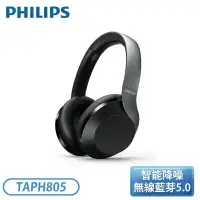 在飛比找環球Online優惠-【Philips 飛利浦】頭戴式無線抗噪藍牙耳機 TAPH8