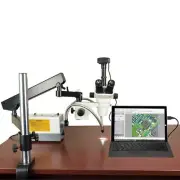 OMAX 2X-270X USB3 10MP Simul-focal Zoom Microscope+Articulating Arm+150W Light
