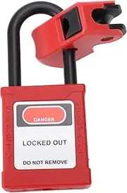 Circuit Breaker Lockout Device, Circuit Breaker Lock Electrical Lockout with Insulated Design Self Popping Lock Beam for Industrial Power Coal Mine Use