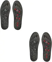 FOMIYES 2 Pairs Sports Insoles Magnets Magnetic Massage Insoles for Better Blood Circulation Foot Care Solution