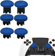 6-in-1 Interchangeable Thumbstick Caps for PS5 DualSense Edge Controller,Swappable Thumbsticks for PS5 Dualsense Controller, Thumbsticks Joysticks Kits Replacement for PS5 Dualsense Controller(Blue)