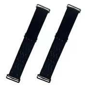 2 Pcs Wig Elastic Band Frontal Melt for Wigs Adjustable Belts Hook up Strap