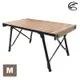 ADISI 木紋兩段式鋁捲桌 AS21028-1 (M) / 摺疊桌 露營桌 蛋捲桌