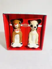 Rudolph The Red-Nosed Reindeer & Clarice Christmas Salt & Pepper Shakers