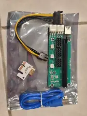 USB 3.0 PCI-E Express 1 to 16x Riser Adapter for Heavily Loaded GPUs