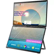 UPERFECT 18.5“ Dual Portable Folding 1920x1080 Monitor Screen Extender Fr Laptop