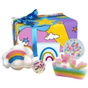 5pc Bomb Cosmetics Dreamland Bath Bomb/Bar Soap Gift Pack Tub Fizzies Blaster