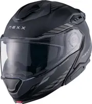 Nexx X.Lifetour Globe, flip up helmet , color: Matt Black/Grey , size: M
