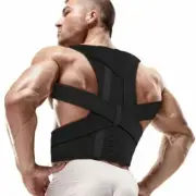 US Brace Belt Corset Full Back Support Posture Corrector Humpback for Men/Women