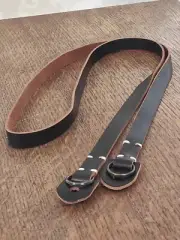 Leather camera strap for vintage cameras. Only dark brown left.