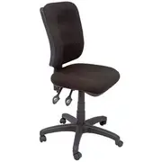 Rapidline EG400 Ergonomic Square Back Operator Chair Black