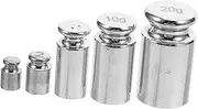 TOKIDNY Compact 5pcs Calibration Weight Set 1g-20g Steel Weights for Accurate Digital Scale