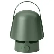 VAPPEBY bluetooth speaker lamp, outdoor/green
