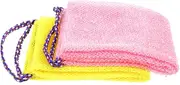 2pcs Bath Towel Ball Exfoliating Towels for Body Bath Scrub Towels Bathing Washcloth Back Scrubbers Exfoliating Washcloth Bath Towels Back Towel Exfoliating Shower Towel