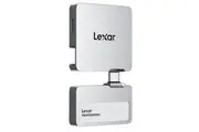 Lexar SL400 Professional Go 1TB Portable SSD with HUB - Silver