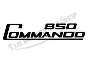 Norton Commando 850 Black Sidepanel Logo Decal Sticker (1) PN# 06-5097