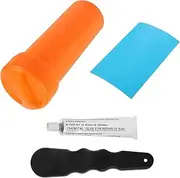 FOYTOKI 1Set Inflatable Boat Repair Kit Complete Paddle Board Repair Tools for Cracks Punctures Dings Durable Portable Surfboard Repair Patch for Outdoor Use