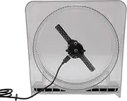 3D Hologram Fan with Cover, 14CM App Control Holographic Projector Display, 128 LED 2000 * 14PX Resolution 3D Holographic Projector for Business Store Shop Party