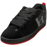 DC Shoes Court Graffik Sq Mens Skate Sneakers in Black Red - 12.5 US