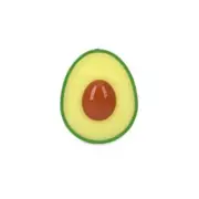 Nuby - All Silicone Fruit Teether Avocado With Pit