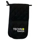 Techno Raver - Novelty Double Mitt Oven Gloves Double Kitchen Chef BBQ Mitts