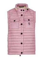 Moncler Day-Namic Gumiane Quilted Shell Gilet - Pink - 2 2