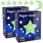 Ultra Glow in the Dark Stars; 400 Count w/ 2 Bonus Moon