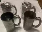 (Lot Of 4) Vintage Democratic National Convention 1992 New York Glass Mug