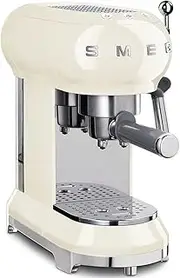 [Smeg] ECF01CREU Espresso Coffee Maker Portafilter 1 Litre Cream