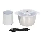 2L Food Processor Mini Meat Grinder Electric Vegetable Chopper For Home White✈