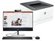 HP ProOne 440 G9 23.8 inch All-in-One Desktop PC + HP LaserJet Pro 3001dw Printer