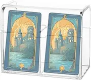 Acrylic Card Box - Card Holder | Transparent Card Box | Collectible Deck Case Storage | Transparent Box for Reception, Birthday, Baby Shower, Graduation, Event Decor​