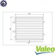CONDENSER AIR CONDITIONING 814172 FOR RENAULT TRAFIC/II/Platform/Chassis/Van