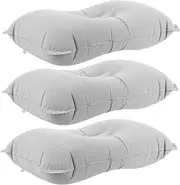 SUPVOX Ergonomic Inflatable Pillow Portable Sleep Pillow for Camping Travel Car Office