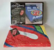 THE ROLLING STONES QUILT DOONA COVER SET - DOUBLE SIZE & LARGE BEACH TOWEL